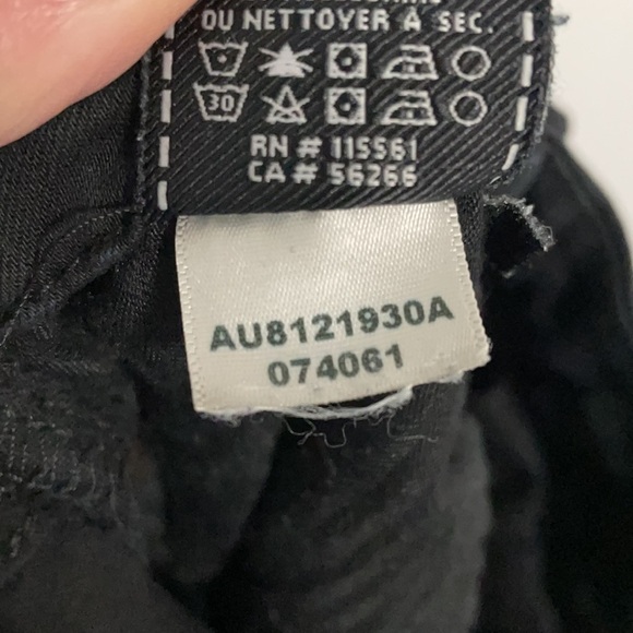 7 For All Mankind B(Air) Ankle Skinny Black Jeans - Picture 11 of 11